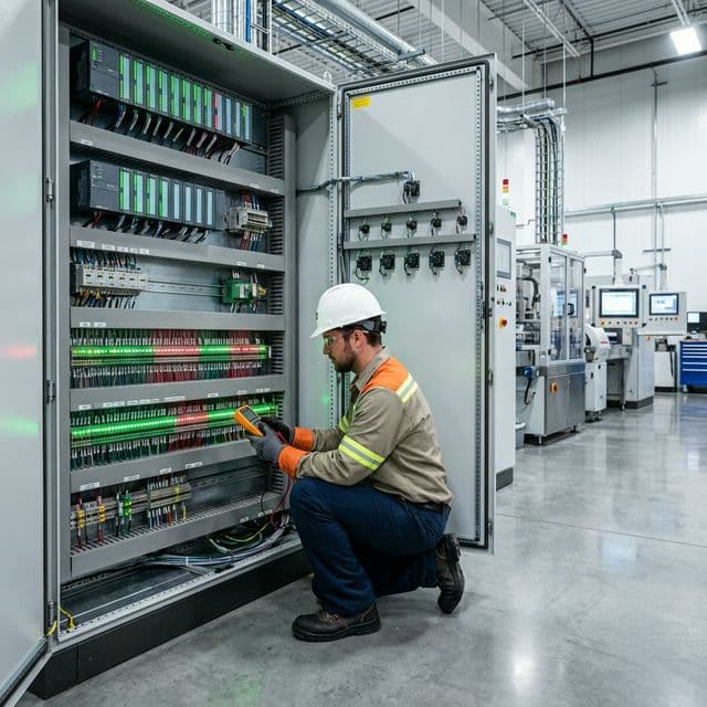 مبرمجات التحكم المنطقي (PLC)